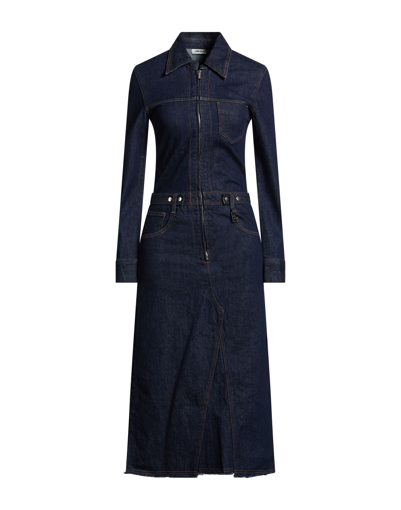 LOW CLASSIC Midi-kleid Damen Blau von LOW CLASSIC