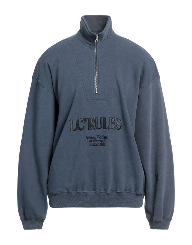 LOW CLASSIC Sweatshirt Herren Taubenblau von LOW CLASSIC
