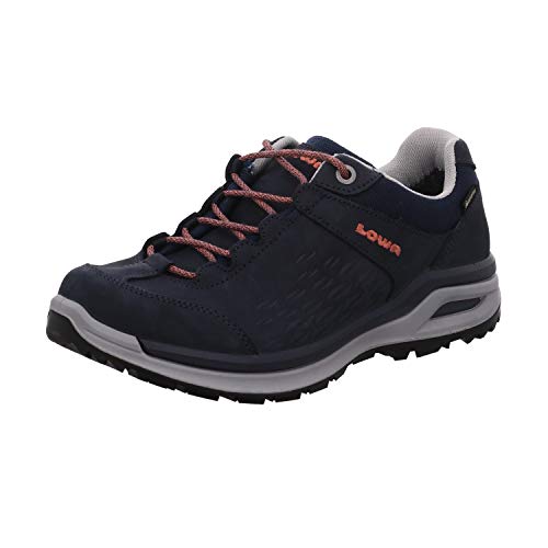 LOWA Halbschuh Locarno GTX LO Ws Navy/Mandarine 38 von LOWA
