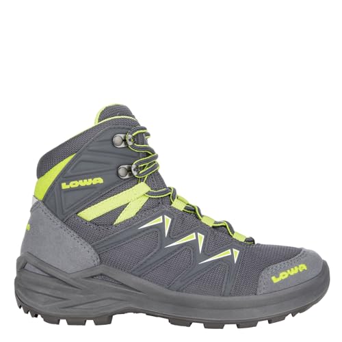 LOWA Junior Innox Pro GTX Mid 23-35 Blau - Gore-Tex Wasserdichter robuster Kinder Gore-Tex Multifunktionsschuh, Größe von LOWA PROFESSIONAL