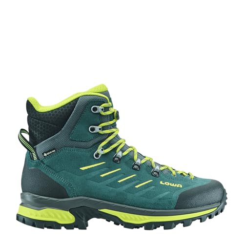 LOWA Stiefel mittel RANDIR GTX MID blau/limone, 43.5 von LOWA