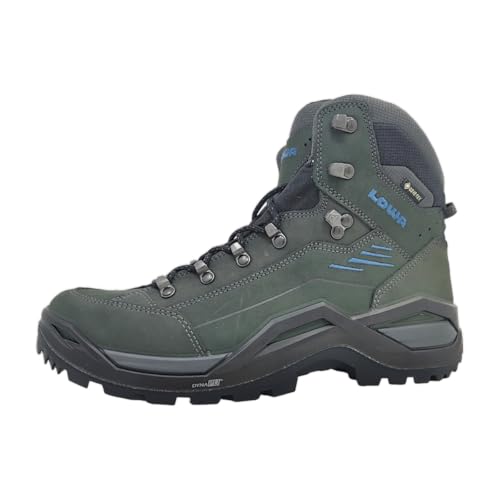 LOWA Stiefel mittel RENEGADE EVO GTX MID anthrazit/stahlbla, 42.5 von LOWA
