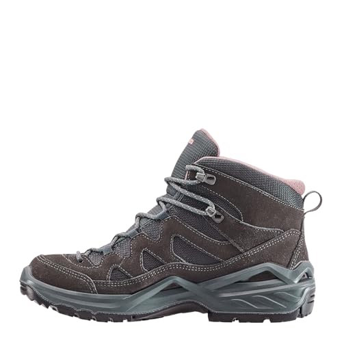 LOWA Stiefel mittel SIRKOS EVO GTX MID Ws graphit/altrosa, 42 von LOWA PROFESSIONAL