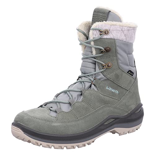 LOWA W Calceta Iii GTX Grün - Gore-Tex Gefütterter modischer Damen Gore-Tex Winterstiefel, Größe EU 39.5 - Farbe Seeg von LOWA