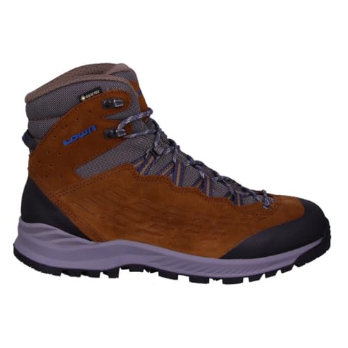 Lowa Damen Explorer II GTX Mid Suede Textile Almond Blue Stiefel 39 EU von LOWA PROFESSIONAL
