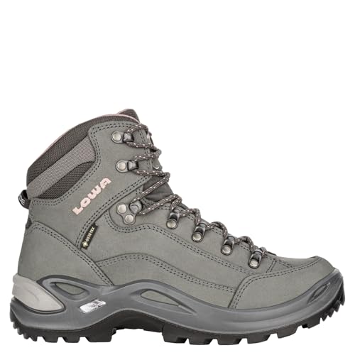 LOWA Stiefel mittel RENEGADE GTX MID Ws graphit/rose, 38 von LOWA