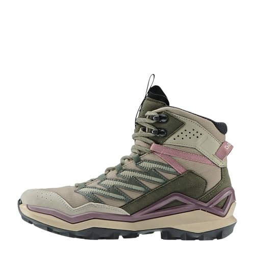 LOWA Stiefel mittel MADDOX PRO GTX MID Ws desert/alt rosa, 42.5 von LOWA