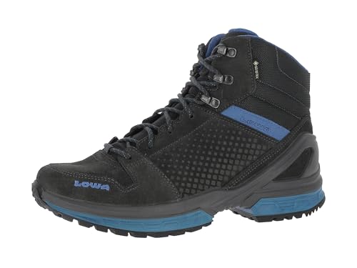 LOWA Walker GTX Mid wasserdichte und leichte Wanderschuhe Herren mit griffiger Gummisohle und Wildleder Obermaterial | Wanderstiefel | Trekkingschuhe EU 43,5 von LOWA