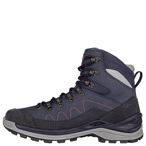 LOWA Stiefel mittel TORO PRO GTX MID Ws navy/rotholz 42 von LOWA