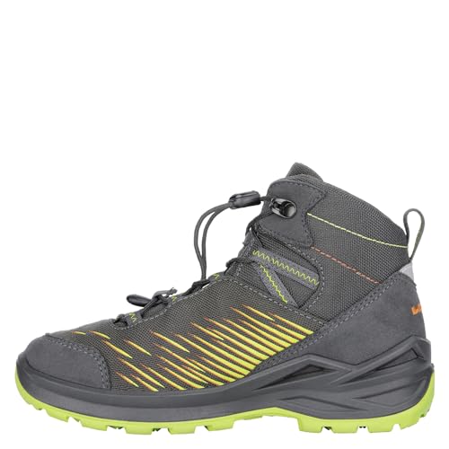 LOWA ZIRROX GTX MID JUNIOR, grau(anthrazitflame), Gr. 28 von LOWA