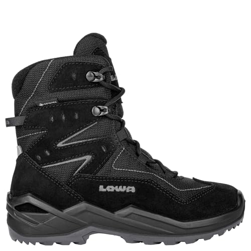 LOWA Stiefel hoch LINO GTX HI JR schwarz/grau, 33 von LOWA
