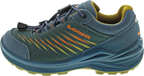 651515 ZIRROX II GTX LO JR Petrol/senf Gr. 36 von LOWA