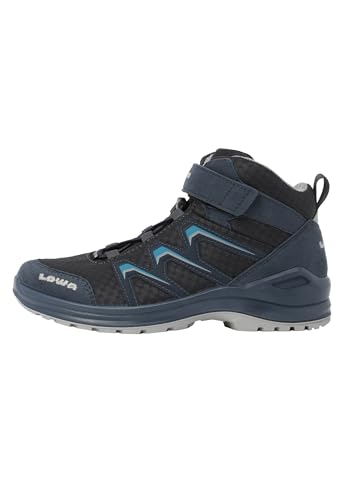 LOWA Maddox GTX Mid Junior 23-35 Blau - Gore-Tex Stabiler Leichter Kinder Gore-Tex Outdoorschuh, Größe EU 32 - Farbe von LOWA