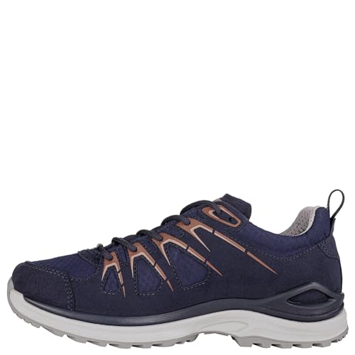 LOWA Damen Wanderschuhe Innox Evo GTX® LO 320616 Navy/Rotholz 41 von LOWA