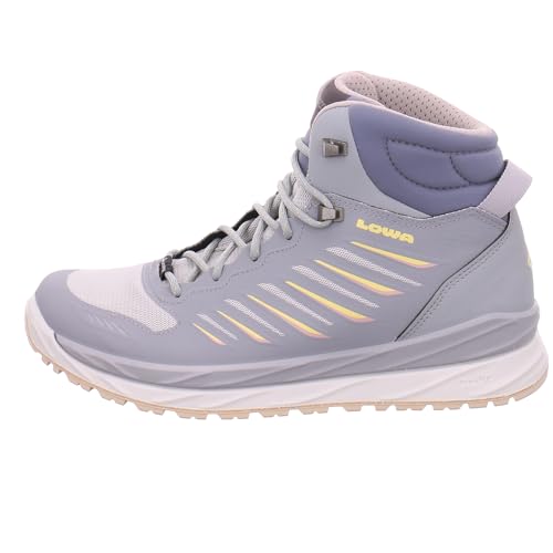 LOWA W Axos GTX Mid Grau - Gore-Tex Leichter sportlicher Damen Gore-Tex Multifunktionsschuh, Größe EU 42 - Farbe Eisg von LOWA