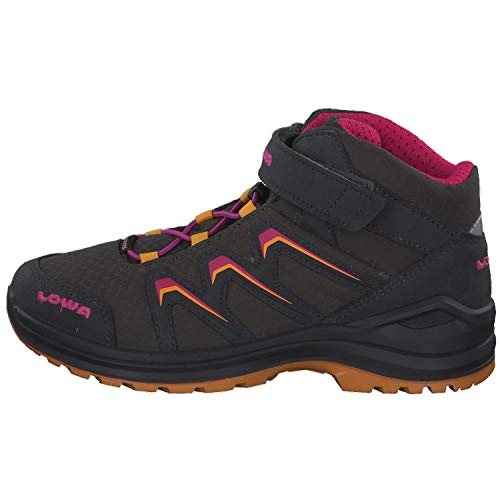 LOWA Maddox GTX Mid Junior Sportschuhe Kinder Outdoorschuhe Wanderschuh Grau Freizeit, Schuhgröße:32 EU von LOWA