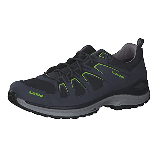 LOWA Herren Trekkingschuhe Innox Evo GTX 310611 Steel Blue/Lime 46 von LOWA