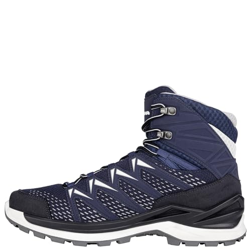 LOWA Stiefel mittel INNOX PRO GTX MID navy/weiß 41.5 von LOWA