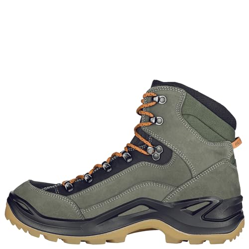 LOWA Stiefel mittel RENEGADE GTX MID forest/orange 46 von LOWA