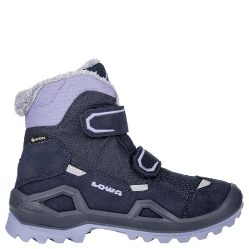 LOWA Stiefel mittel MILO EVO GTX MID JR navy/lavendel, 32 von LOWA