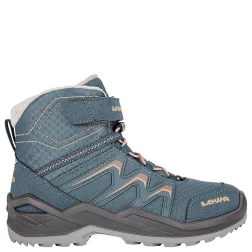 LOWA Stiefel mittel MADDOX WARM GTX MID JR petrol/rose, 29 von LOWA