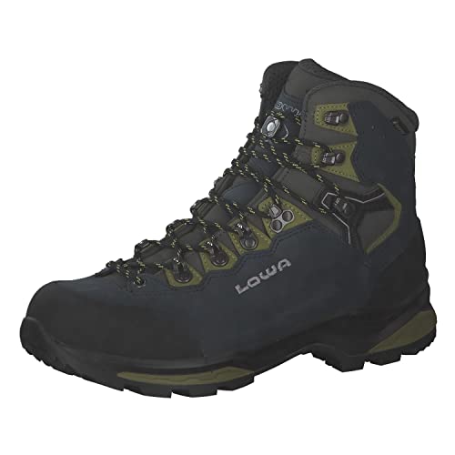 LOWA Stiefel mittel CAMINO EVO GTX stahlblau/kiwi 46.5 von LOWA