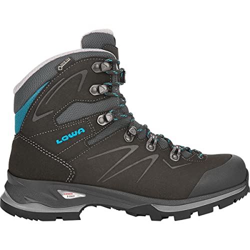 LOWA Damen Badia GTX Schuhe, anthrazit-blau, UK 5 von LOWA