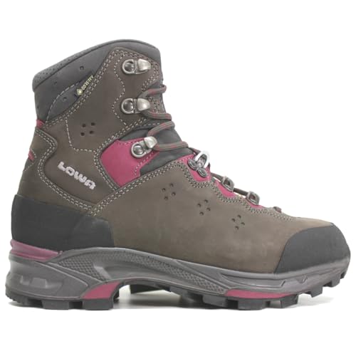 LOWA Damen Lavena II GTX Nubuck Slate Berry Stiefel 39.5 EU von LOWA