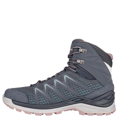 LOWA Damen Outdoorshuhe Innox Pro GTX Mid 320703 Steel Blue/Rose 37.5 von LOWA