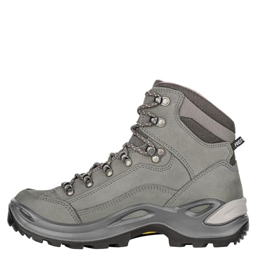 LOWA W Renegade GTX Mid Grau - Gore-Tex Wasserdichter komfortabler Damen Gore-Tex Multifunktionsschuh, Größe EU 36.5 von LOWA