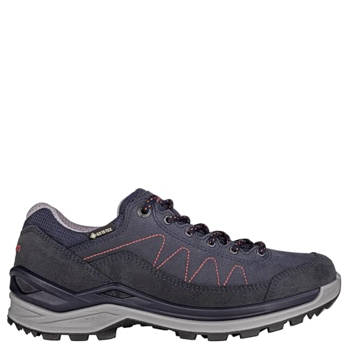LOWA Halbschuh TORO PRO GTX LO Ws navy/rotholz, 42 von LOWA PROFESSIONAL
