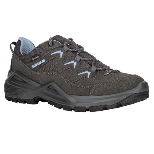 LOWA Sirkos Evo GTX Lo Damen Traillaufschuh, Graphit/Eisblau, 37 von LOWA