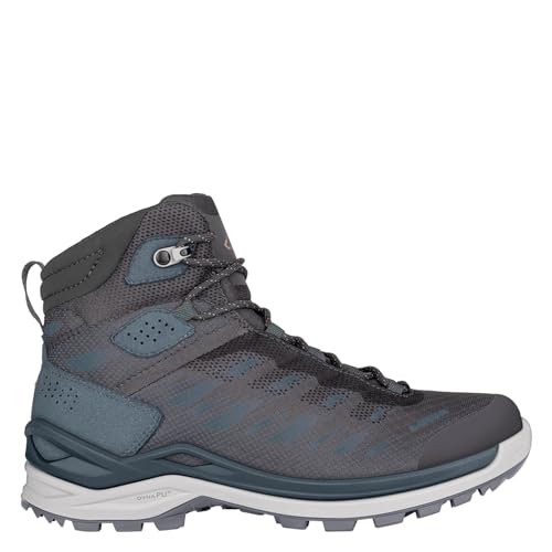 LOWA Damen Wanderschuhe Ferrox GTX Mid Ws 320679 Anthrazit/Rauchgrün 38 von LOWA