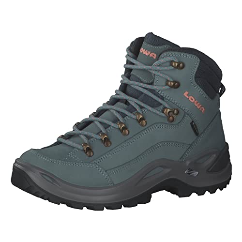 LOWA W Renegade GTX Mid Blau - Gore-Tex Wasserdichter komfortabler Damen Gore-Tex Multifunktionsschuh, Größe EU 39.5 von LOWA