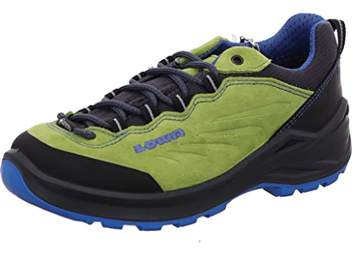 LOWA Delago GTX Lo Junior 41-42 Grün - Gore-Tex Wasserdichter funktionaler Kinder Gore-Tex Multifunktionsschuh, Größe von LOWA