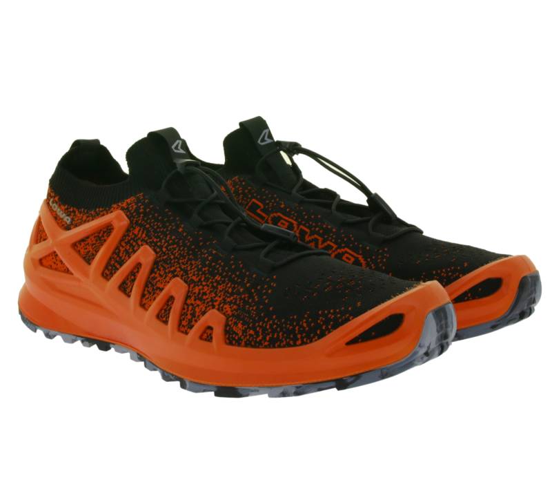 LOWA Fusion Herren Wanderschuhe aus DynaPU Sport-Schuhe mit MonoWrap-Frame Trekking-Schuhe 310415 3099 Rot/Schwarz von LOWA