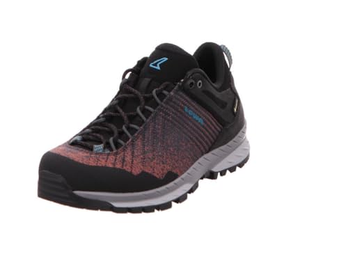 LOWA Halbschuh CAREZZA GTX LO Ws schwarz/Altrosa 41.5 von LOWA