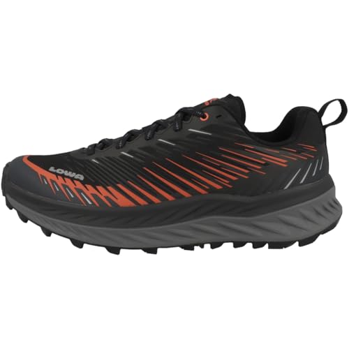 LOWA Halbschuh FORTUX schwarz/Flame 46.5 von LOWA