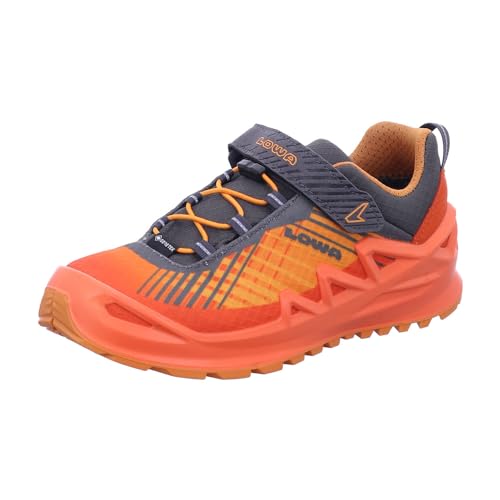LOWA Halbschuh Merger GTX JUNIOR VCR LO Flame/Mango 26 von LOWA