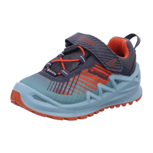 LOWA Halbschuh Merger GTX JUNIOR VCR LO arktis/Flame 23 von LOWA