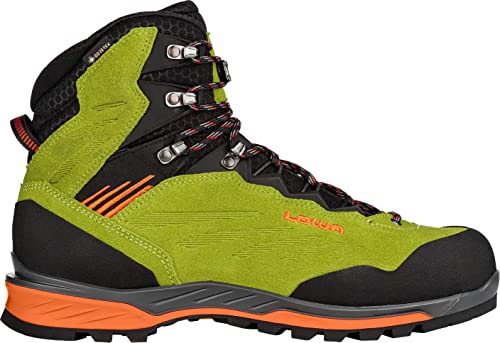 LOWA Herren Cadin II GTX Mid Schuhe, Limone-Flame, UK 10 von LOWA