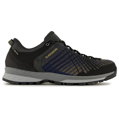 LOWA Herren Carezza GTX Lo Textile Synthetic Anthracite Bronze Schuhe 43.5 EU von Lowa