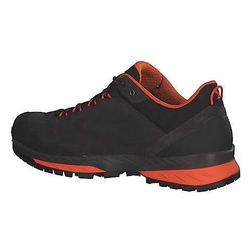 LOWA Herren Delago GTX Lo Suede Textile Anthracite Flame Schuhe 43.5 EU von LOWA