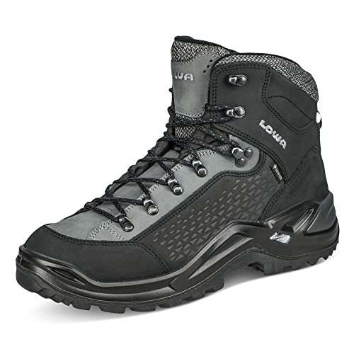 LOWA Herren Renegade WARM GTX MID Winterstiefel, Schwarz/Grau, Gr. 41 von LOWA