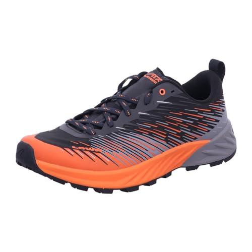 LOWA Herren Trailrunning Schuhe AMPLUX Flame-grau 46 1/2 von LOWA