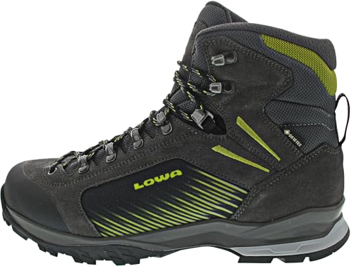 Lowa Herren Trekking Schuhe Vigo GTX 210708 Graphite/Lime 47 von LOWA