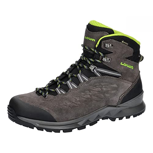 LOWA Herren Trekkingschuhe Explorer II GTX Mid 210760 Anthrazit/Limone 41 von LOWA