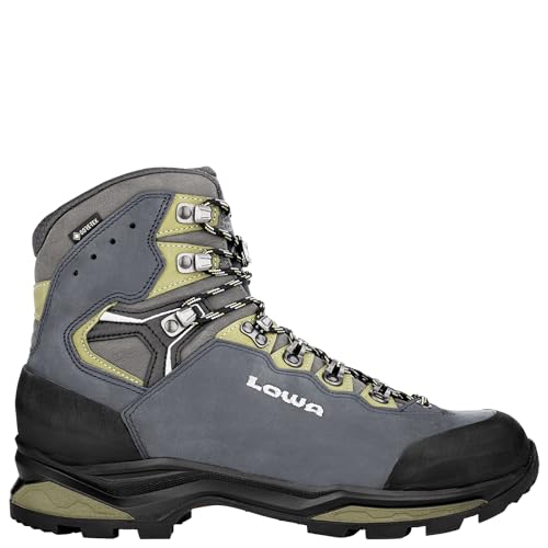 LOWA Stiefel mittel CAMINO EVO GTX [2024] stahlblau/kiwi, 48.5 von LOWA