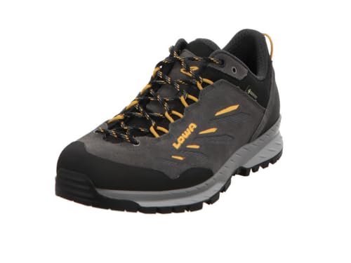 LOWA Halbschuh DELAGO GTX LO Asphalt/Mango 44.5 von LOWA