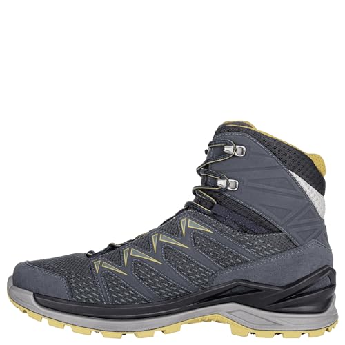 LOWA Herren Wanderschuhe Innox PRO GTX® MID 310703 Stahlblau/Senf 41 von LOWA